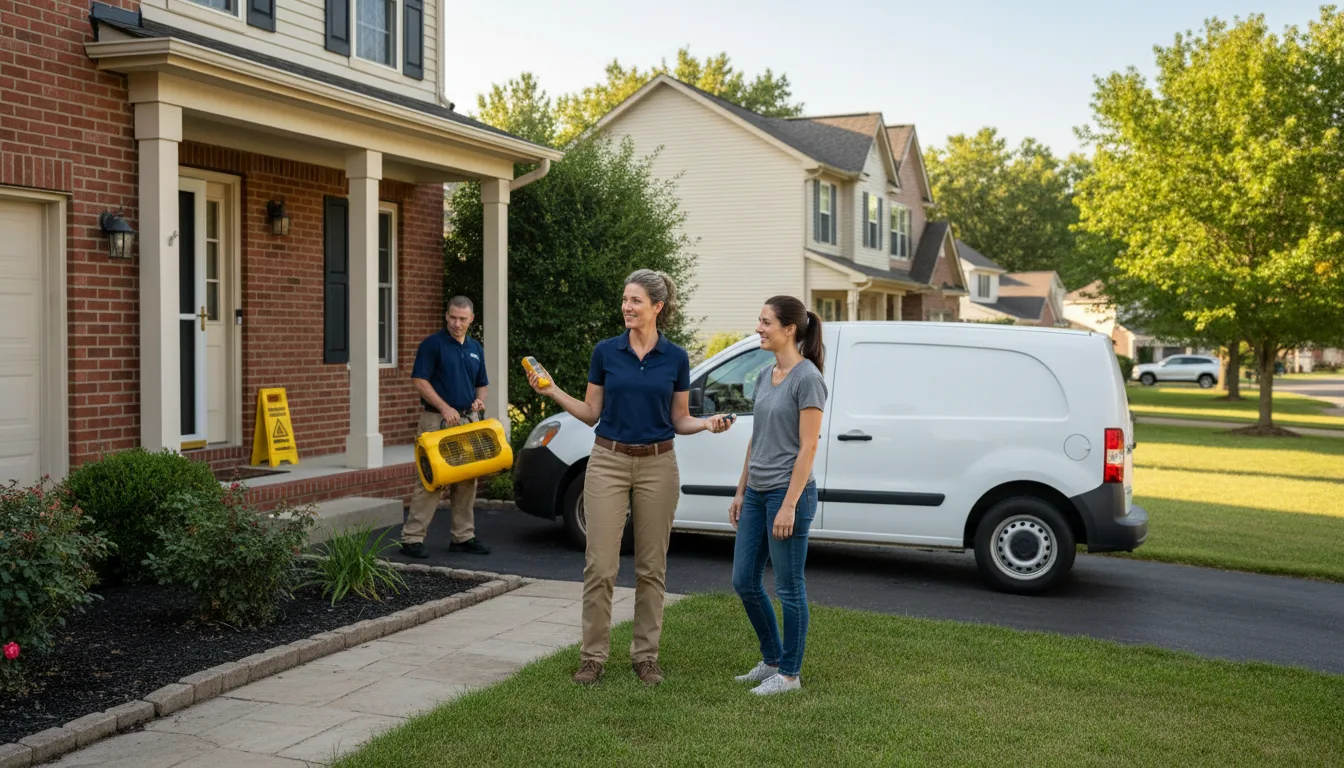 Water restoration image for Fire And Smoke Damage Restoration in Harpster, OH